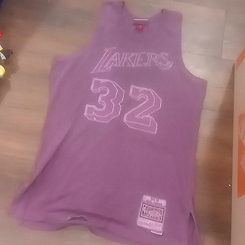 Mitchell And Ness Lakers #32 Magic Johnson Jersey